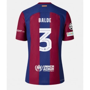 Barcelona Alejandro Balde #3 Domaci Dres 2023-24 Kratak Rukavima